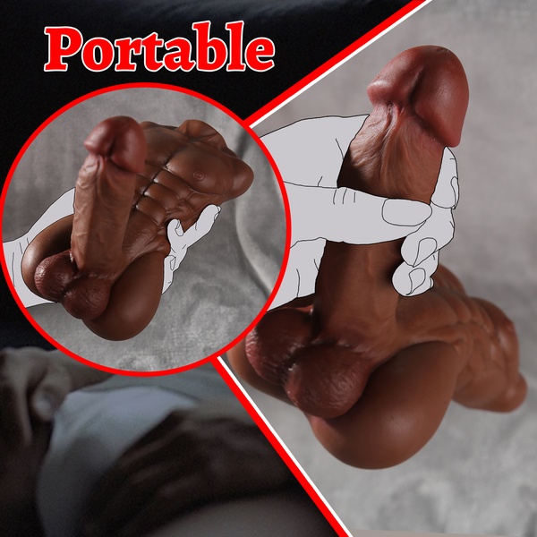 Male Doll in Black with 0.7kg