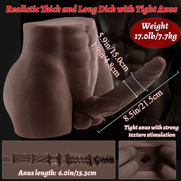 Male Doll in Black with 8.0kg
